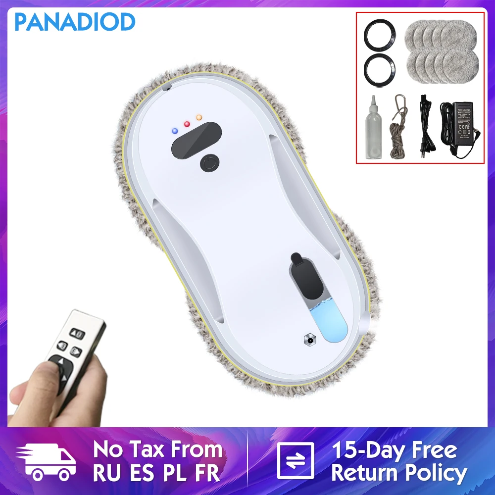 Window Cleaner Robot Electric Intelligent Remote Control Vacuum Automatic Water Sprey Anti-falling | Бытовая техника