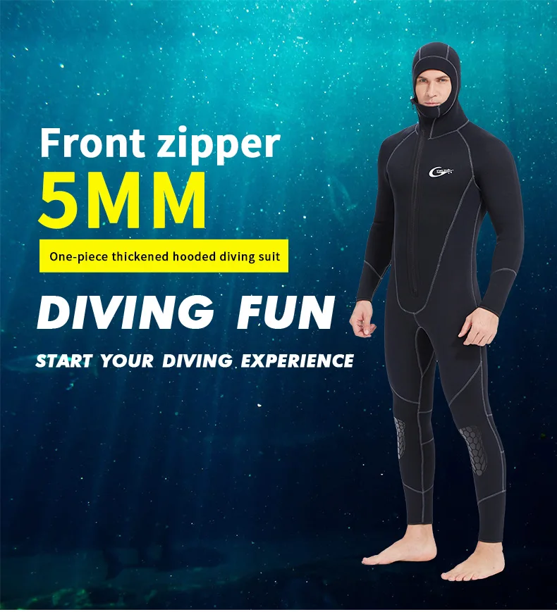 YONSUB подводное плавание передняя молния 5 мм длинные или короткие Рукава Неопрен для мужчин дайвинг подводное плавание гидрокостюм подводный Охота серфинг купальник