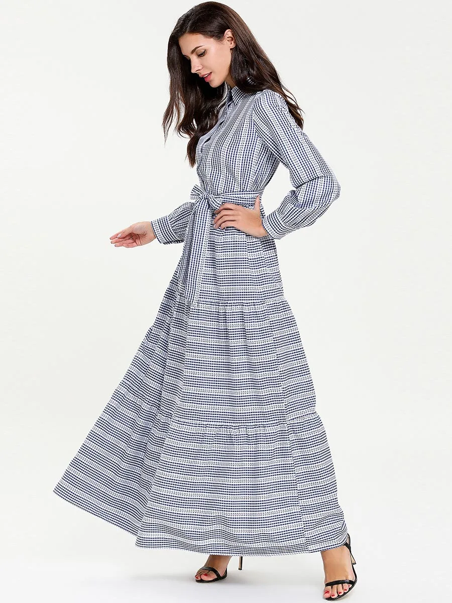 Muslim Dress Islamic Clothing Abaya Turkish Women's Moroccan Kaftan Fashion New Style Musulman Robe | Тематическая одежда и