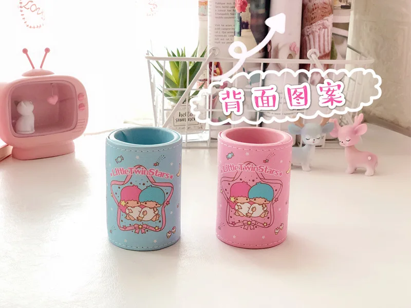

New cartoon small pen holder multifunctional stationery office stationery cute desktop storage