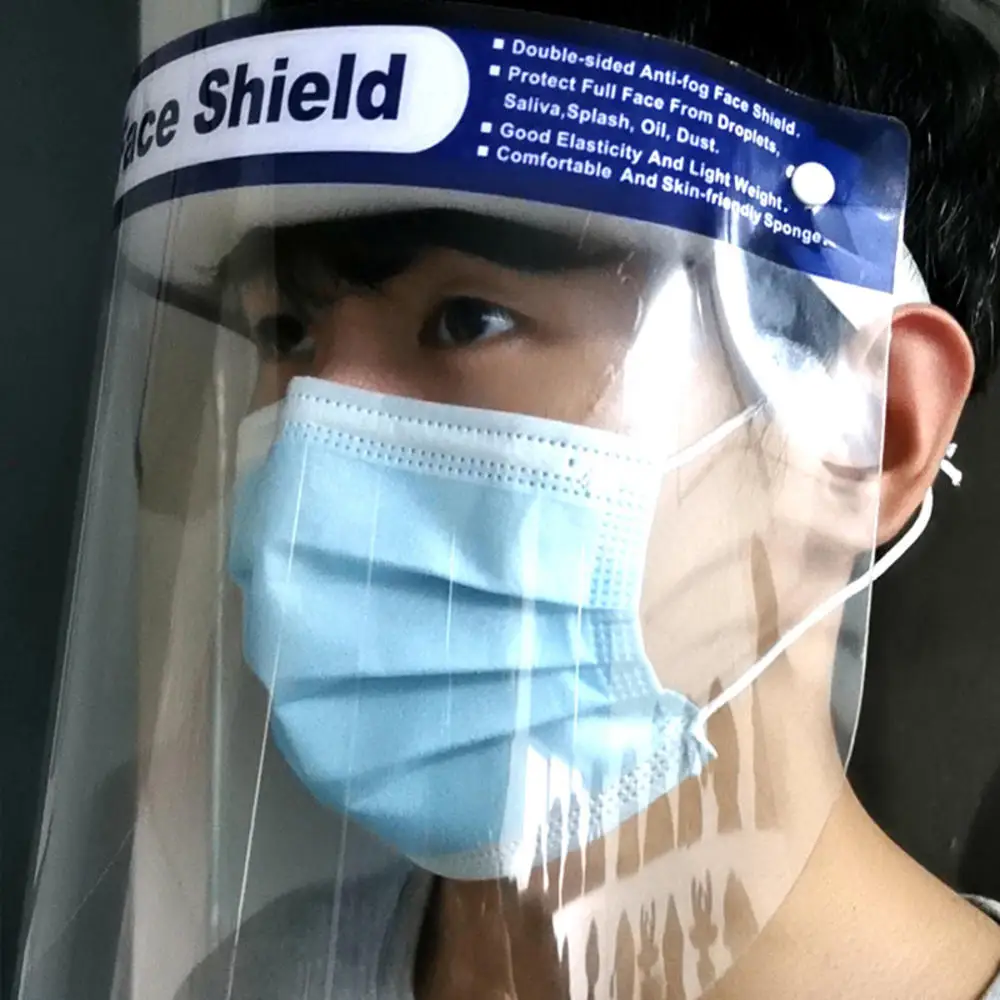 Защитный экран для лица с прозрачным откидным козырьком магазин садовой