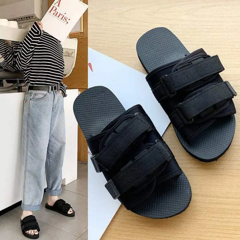 

Shoes Slippers Casual Slides Slipers Women Luxury Flat Massage Fabric Rome Rubber Basic Fashion PU Cotton Shoes Woman