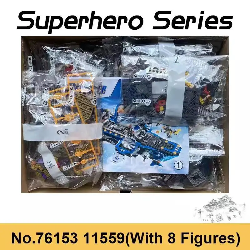 

Superhero Series 76153 Helicarrier Small Black Widow fighter War Mechine Building Blocks Bricks Toy For Birthday Christmas Gifts