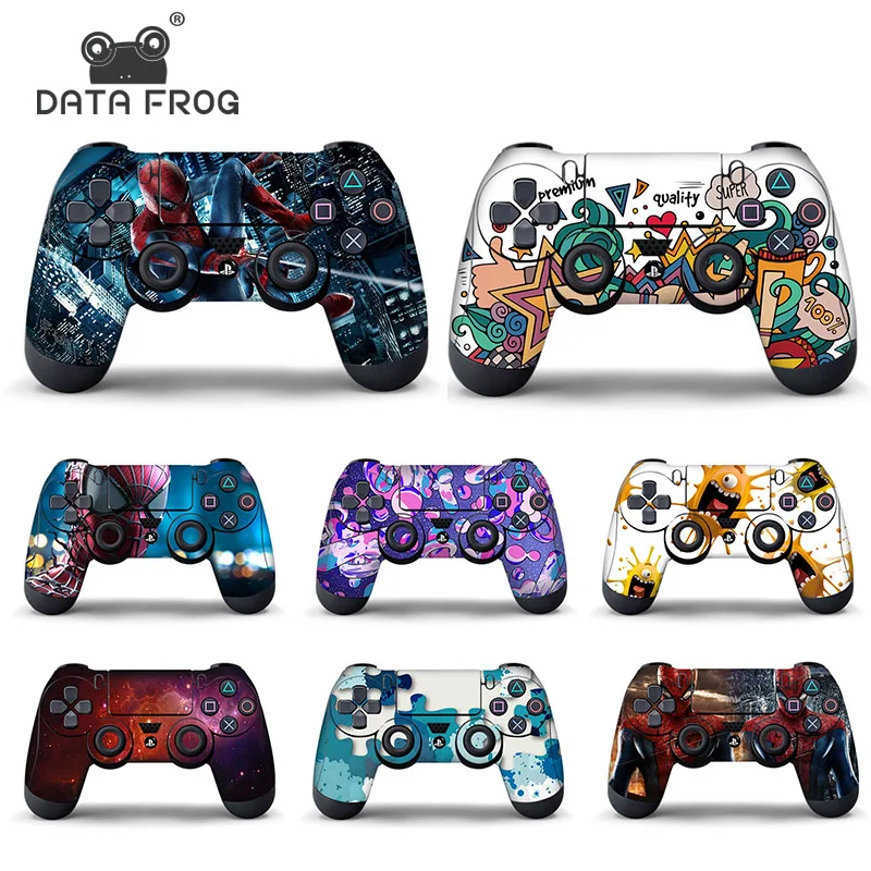Защитная крышка-лягушка для PS4 контроллера для Playstation 4 Pro Slim Decal аксессуары 15 видов стилей