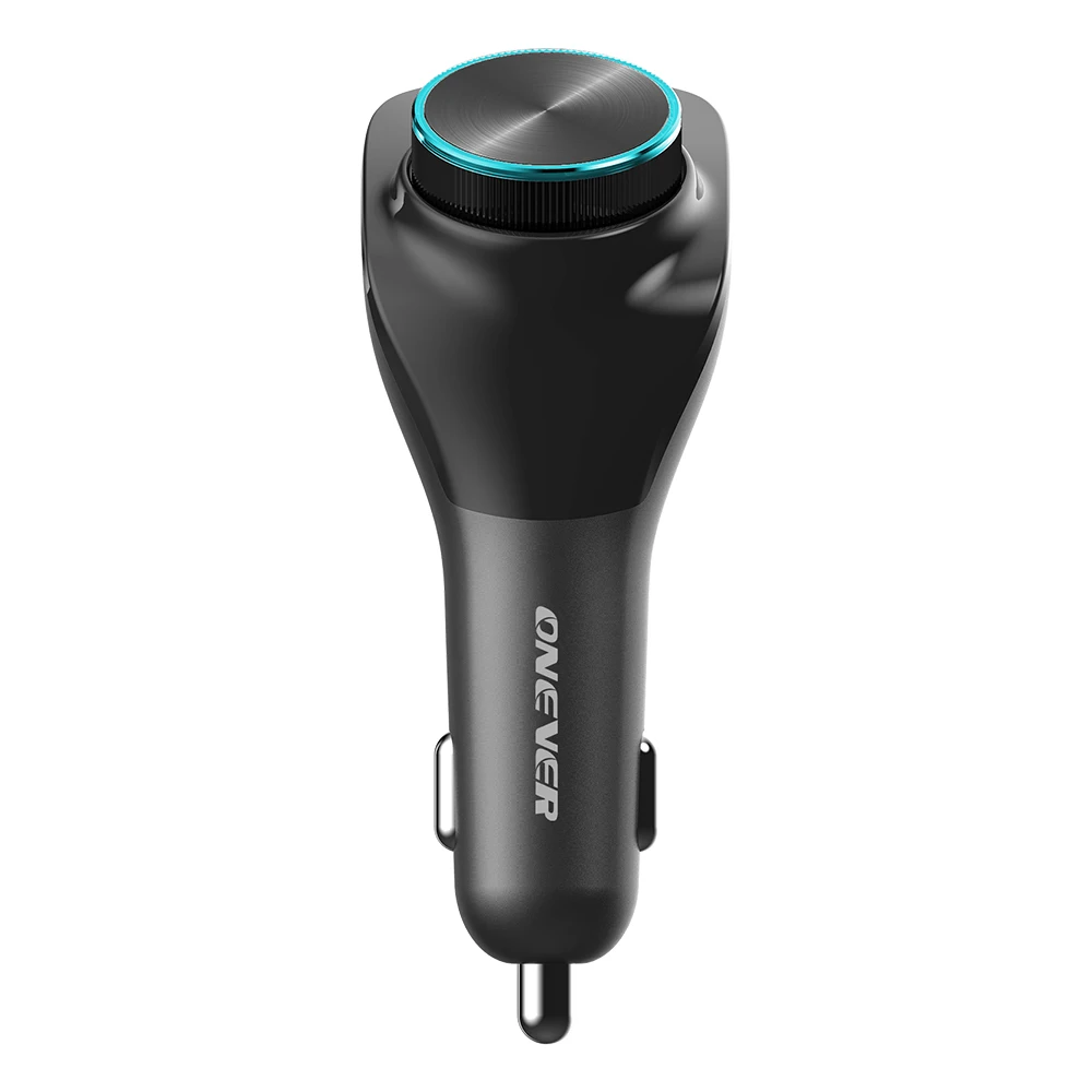 Onever fm передатчик модулятор беспроводной Bluetooth 5,0 AUX Автомобильный Mp3 плеер двойной USB зарядное устройство Handsfree ЖК-экран Автомобильный адаптер