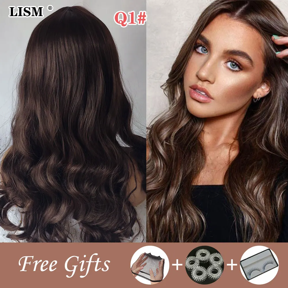 

Парик женский прямой из синтетических волос, Модный с градиентом, разные цвета, фиолетовые/коричневые/Золотые/белые Клубные Вечерние