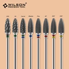 Точный инструмент WILSON в форме пули-поперечная резка-черная керамика- (6410201-6410801)-циркониевые керамические бурки