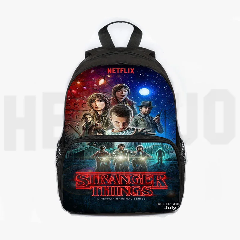 

3D Bags Stranger Things Backpack Women Kpop Mochila Anime Men Anti-theft School Bags for Teenage Girls Boys Student TravelBags