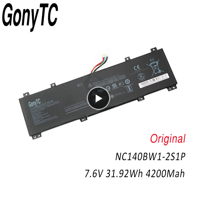 

NC140BW1-2S1P 31.92WH 7.6V 4200mAh New Laptop Battery For Lenovo IdeaPad 100S 0813002 80R9 100S-14IBR 100S-141BR 2ICP4