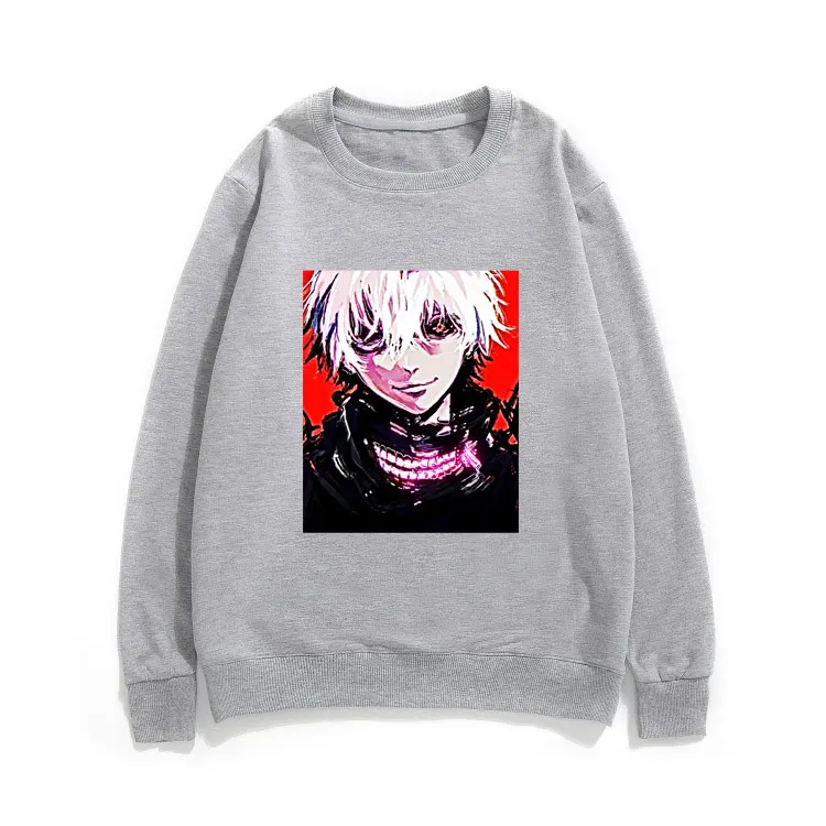 

2021 Nwe Creativity Anime Tokyo Ghoul Sweatshirt Cool Jin Muyan Pattern Sweatshirts Men Women Pullover Unisex Fashion Pullovers
