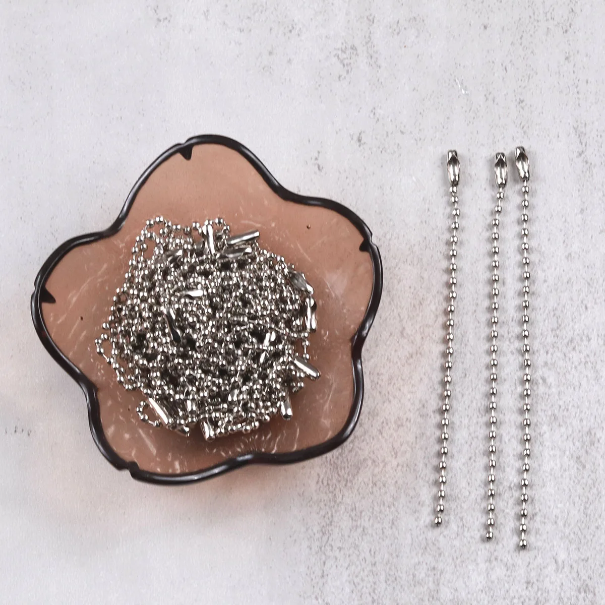 

50Pcs 3CM Silver Plated Metal Blank Keyring Keychain for Split Holder Ring Keyfob Diy Resin Epoxy Mold Key Chains Accessories