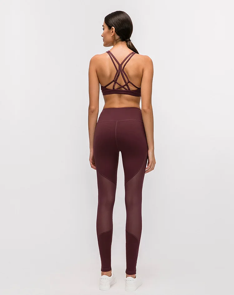 Бесшовный Gymwear спортивный бюстгальтер с мягкой спинкой для йоги, укороченный топ, профессиональная тренировка, бегущий бюстгалтер, ударопрочный
