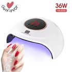 GELFAVOR 6036 Вт искусственная фотолампа для искусства ногтей инструменты для отверждения гель-лака для ногтей Сушилка для ногтей оборудование