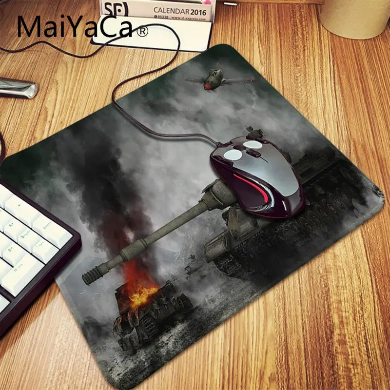 Maiyaca World Of Tanks обои резиновая мышь прочный Настольный коврик для мыши нескользящий