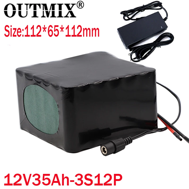 Комплект литиевых батарей для инвертора 12 В 35 Ач 3 шага 12P 11 1 6 в ксеноновая лампа