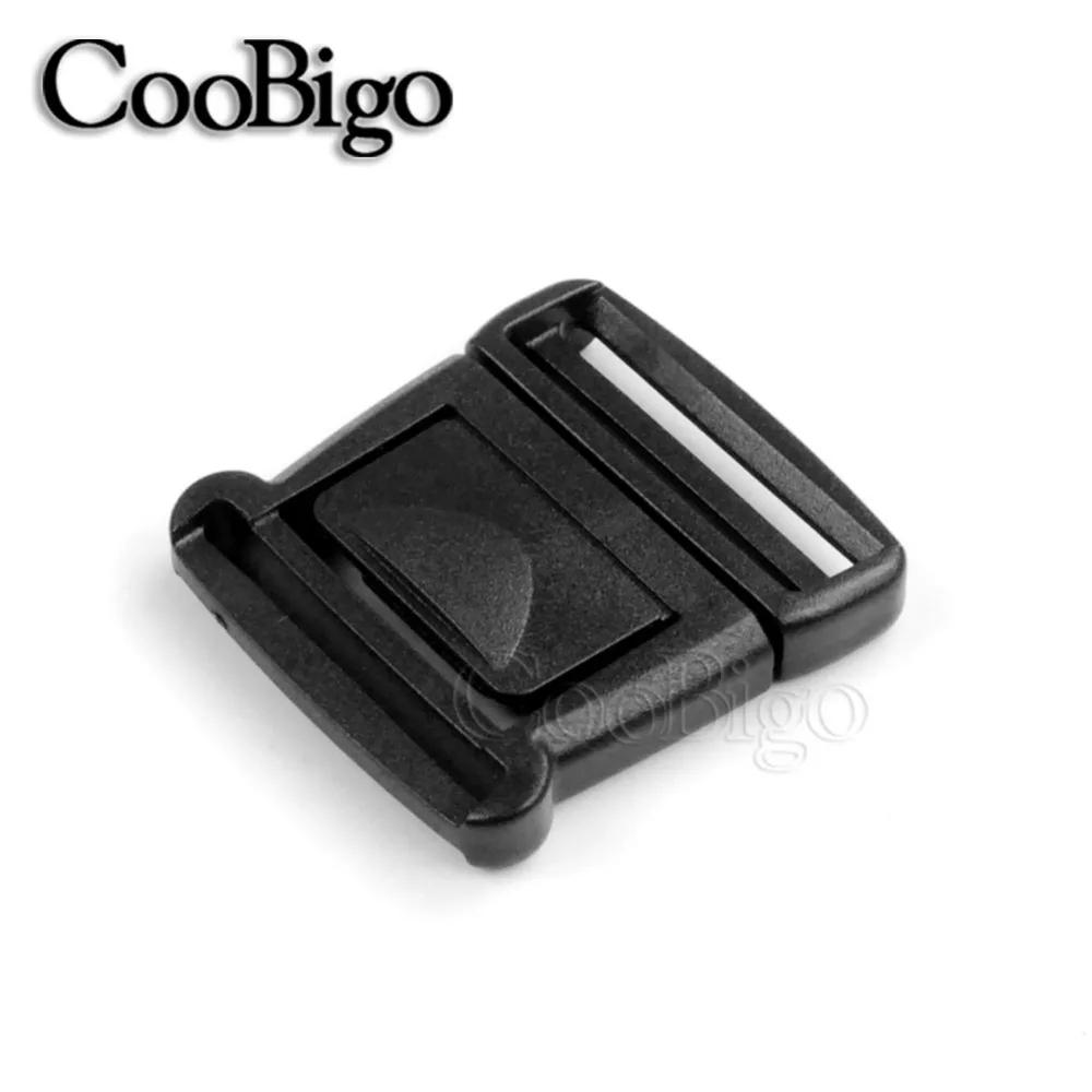 5 шт. черная пластиковая Центральная боковая съемная пряжка 25 мм 32 38 для активного