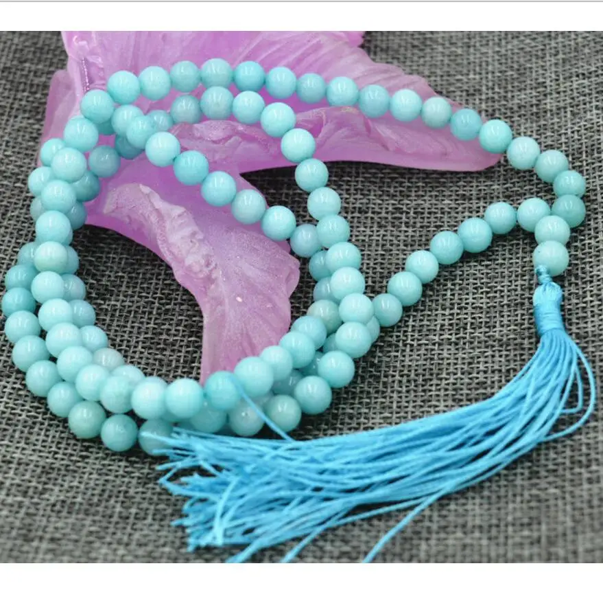 Модные ювелирные изделия Бесплатная доставка горячие 6 мм камень буддийский 108