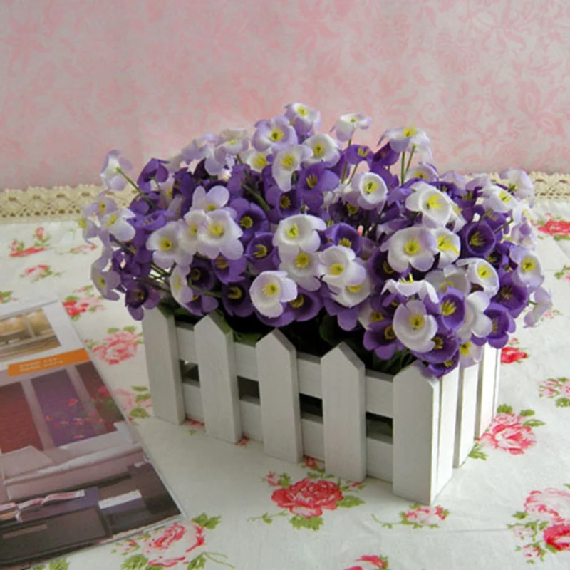 2 шт. Букет Искусственный колокольчик Шелковые цветы Свадебная вечеринка