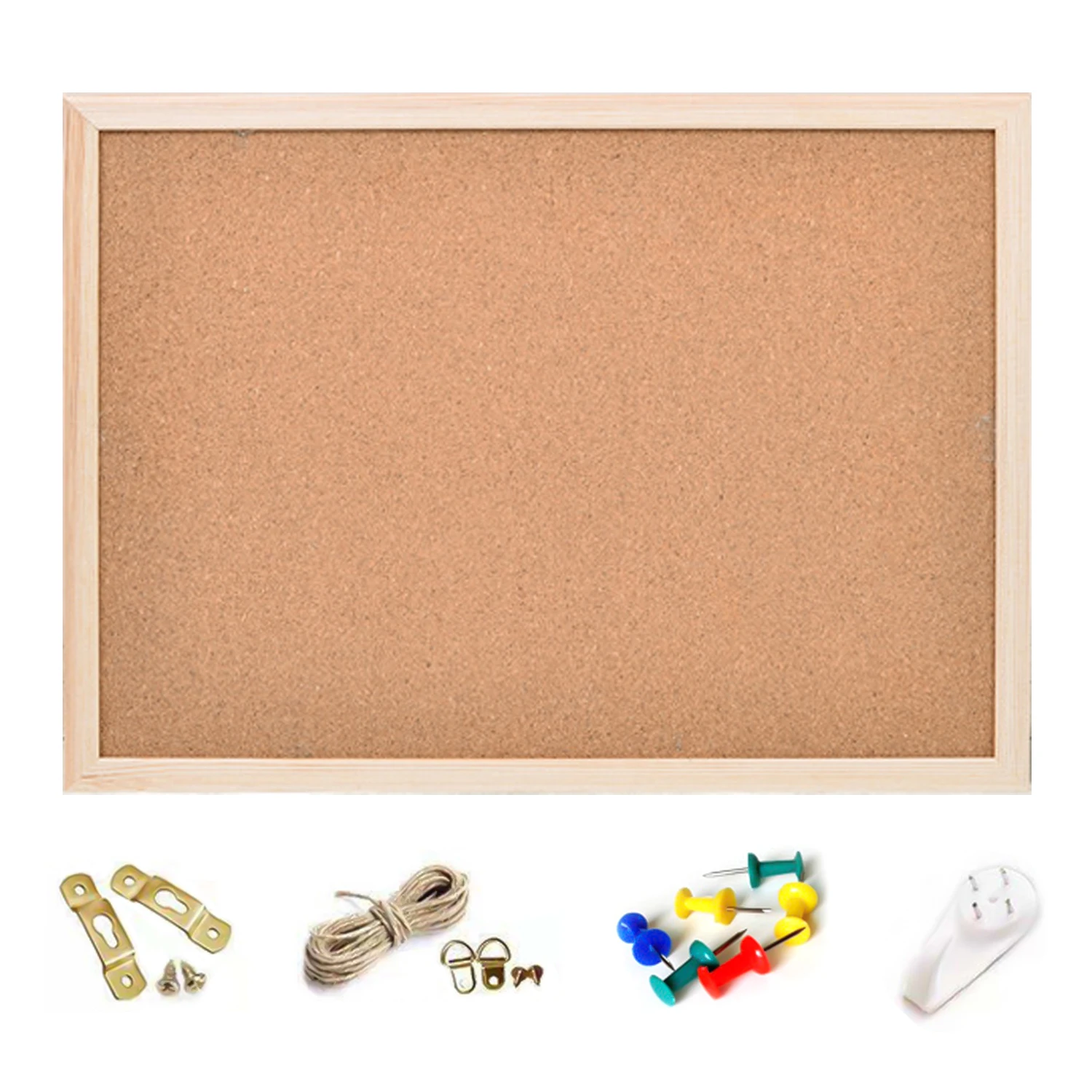 Деревянная доска для объявлений записей фотографий букв сообщений дома офиса