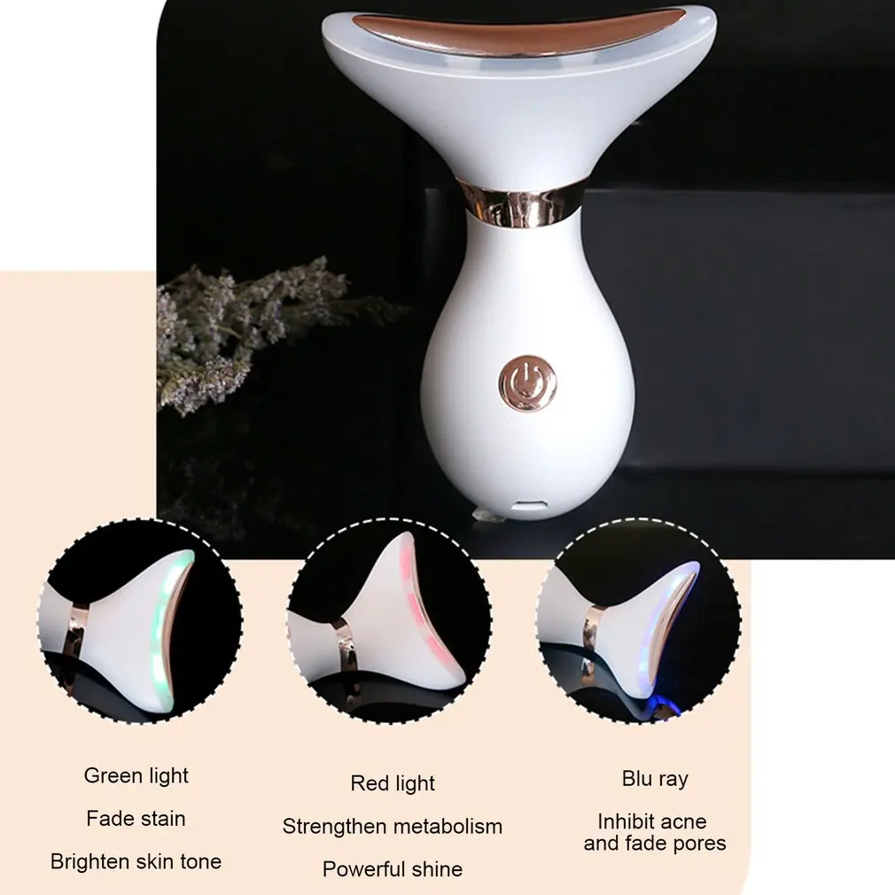 

Массажер для лица, высокочастотный прибор для лица против морщин, прибор Вибрационный, прибор для подтяжки лица, без морщин, для шеи