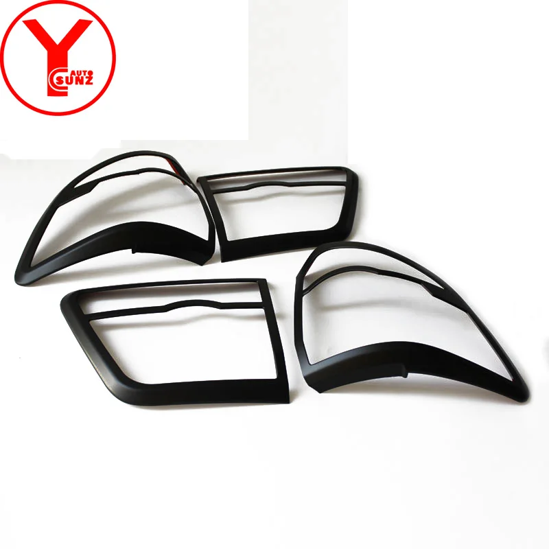 Задний светильник крышка для Toyota hilux FORTUNER SW4 2012 2013 2014 ABS черный автостайлинг