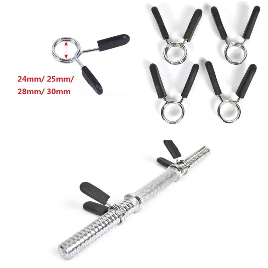

Barbell Clamps for Locking Standard Dumbell Clips Clamp Weight Lifting Bar Spring Clips for Dumbbell