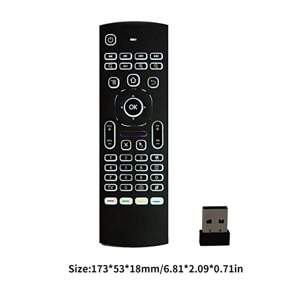 mx3 air mouse voice backlit version android smart wireless air mouse remote control t3 mouse and keyboard free global shipping
