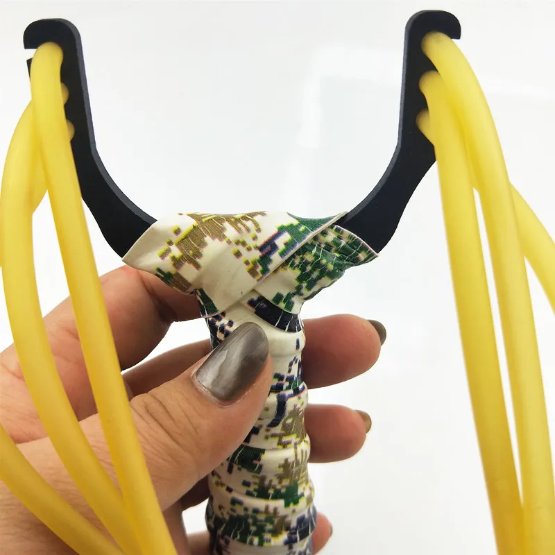 Высококачественная Рогатка из титановой стали мощный Съемный Лук с тремя