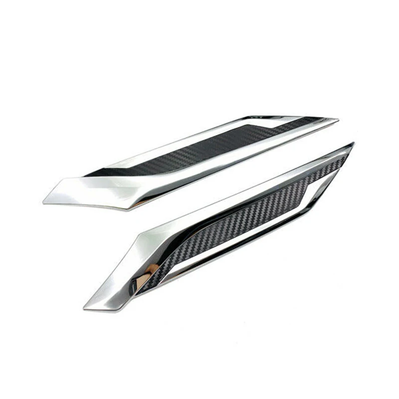 Черный + покрытое зеркало 1 пара автомобиля наружная Передняя головка свет