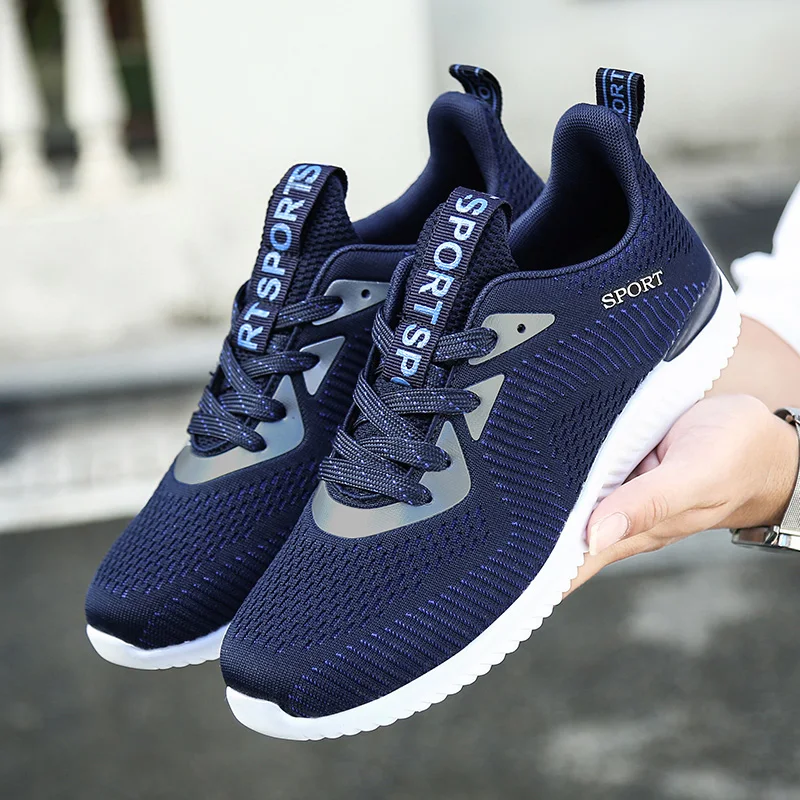 

2019 Running shoes men's breathable lightweight sports shoes trend wild non-slip shoes casual shoes high quality walking shoes
