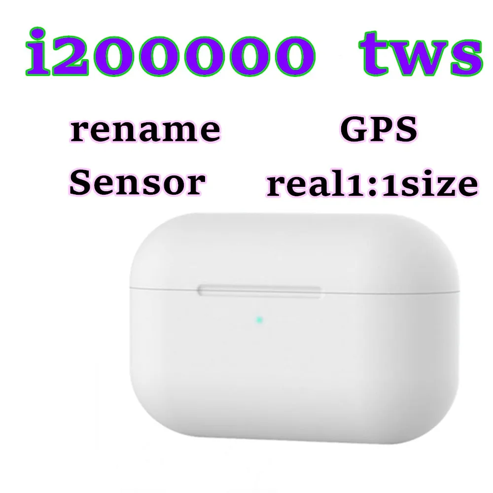 2020 Горячая i200000 наушники вкладыши Tws беспроводная гарнитура 1: 1 A3 датчик давления