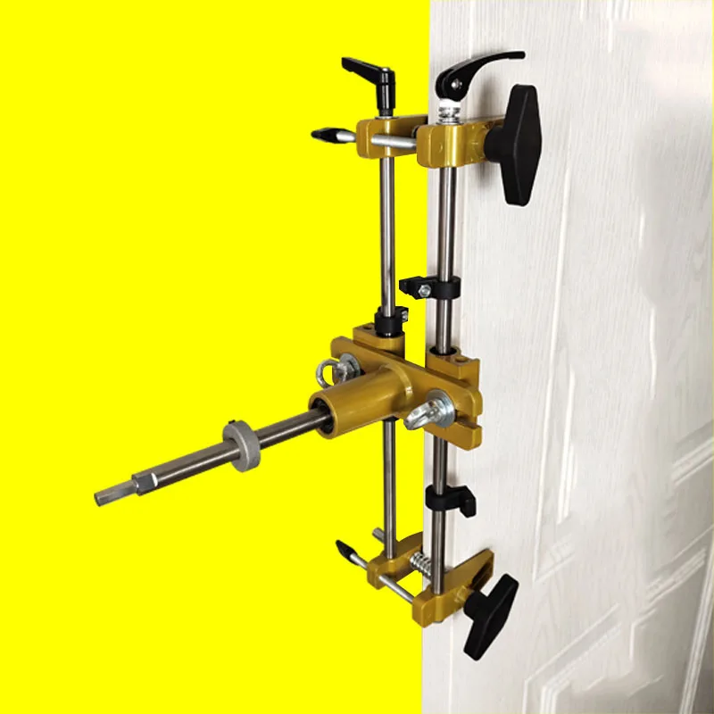Solid Wood Door Opener Locksmith Woodworking Door Lock Mortiser Installation Mortising Jig Tool Wood Slotting Machine