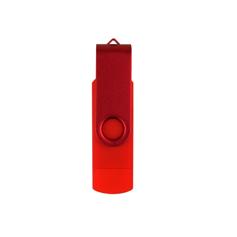 Флеш-накопитель OTG 2,0 64 ГБ 32 ГБ Micro Flashdrive 8 ГБ 16 ГБ 4 ГБ USB флеш-накопитель для Android PC TF/SD карта адаптер адаптеры для мобильных телефонов - Цвет: red