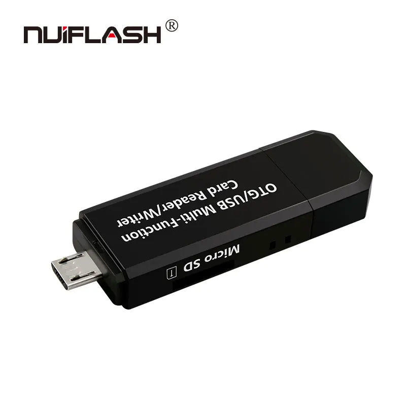 Новое поступление кард-ридер OTG USB 2,0 кард-ридер флеш-накопитель для SD/TF карт адаптер кардридер с розничной упаковкой