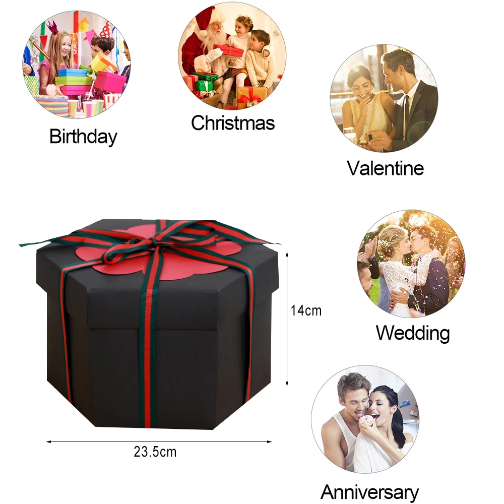 Подарки сюрпризы коробка ручной любителей DIY фотографии День Святого Валентина