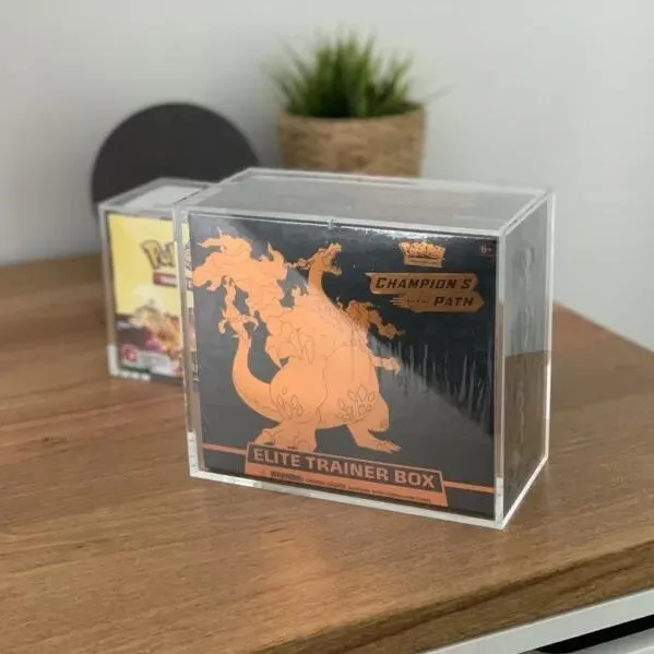 Защитная Элитная тренировочная коробка ETB акриловый чехол с раздвижной крышкой