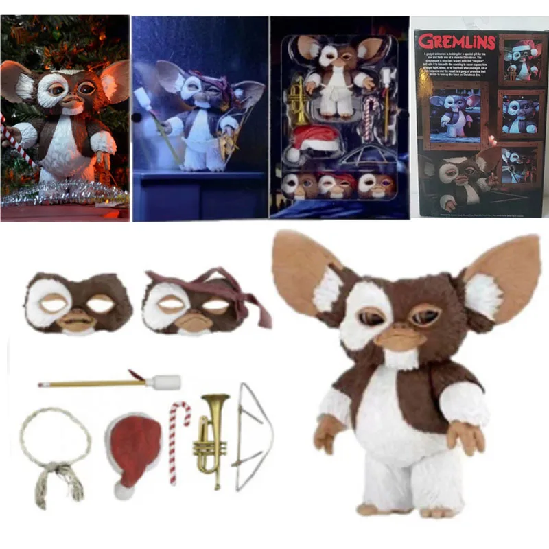 

Фигурки героев нового фильма NECA, рождественское Издание, фигурки героев Gremlins из ПВХ, игрушечные куклы, рождественский подарок