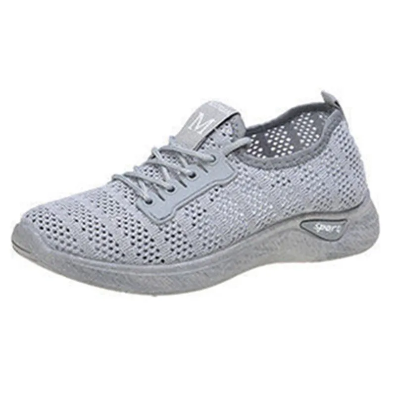 

2021 New Ladies Net Shoes Flying Woven Breathable Lightweight Sports Shoes Summer Running Shoes Casual Shoes Old Beijing Shoes