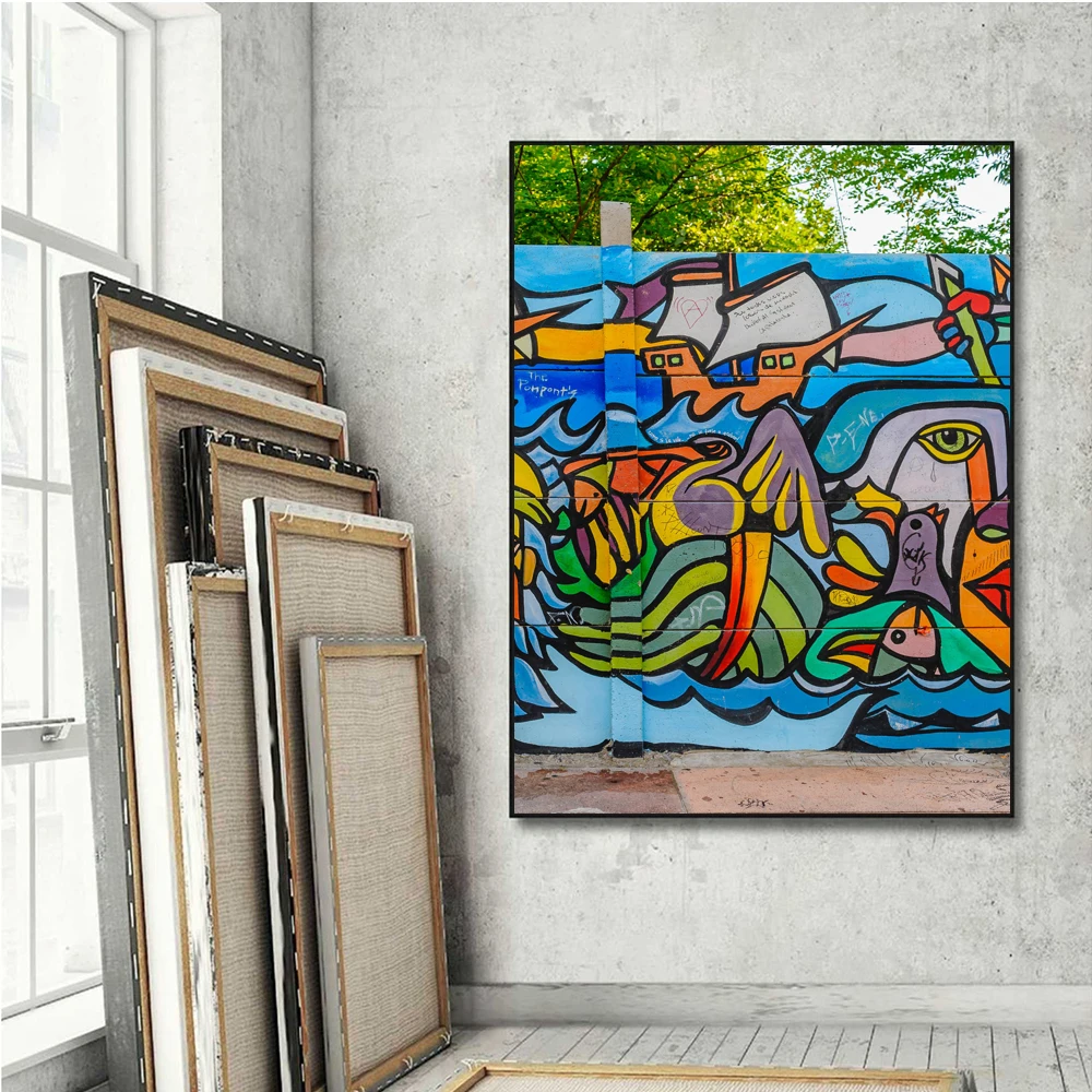

Wall Stickers Genshin impact Japanese Room Canvas Wall Paintings HD Anime Poster Home Decorative Painting Room Decoration