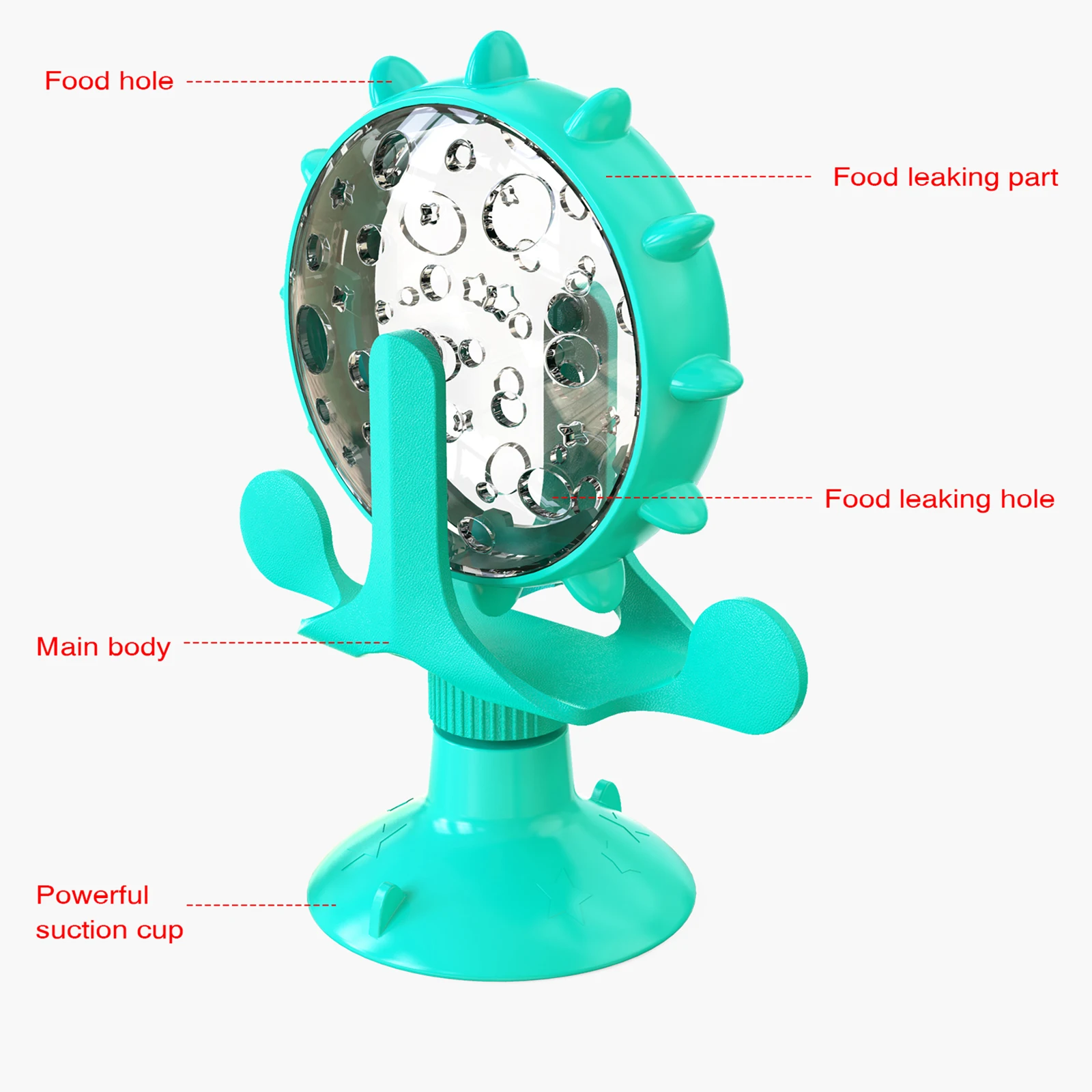 Оригинальный лечения утечки кошка игрушка интерактивные вращающиеся колеса для
