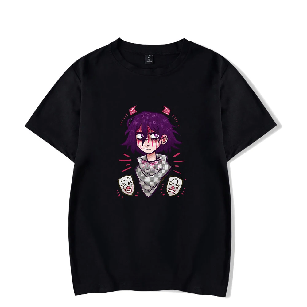 Kokichi Ouma весенне летняя Праздничная уличная футболка в стиле граффити для мужчин и