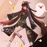 anime game genshin impact hu tao cute uniform dress gorgeous outfithat cosplay costume halloween women free shipping 2021 new