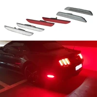 2pcs car led rear side marker lights red white signal lamps fit for ford mustang 2015 2016 2017 2018 2019 2020