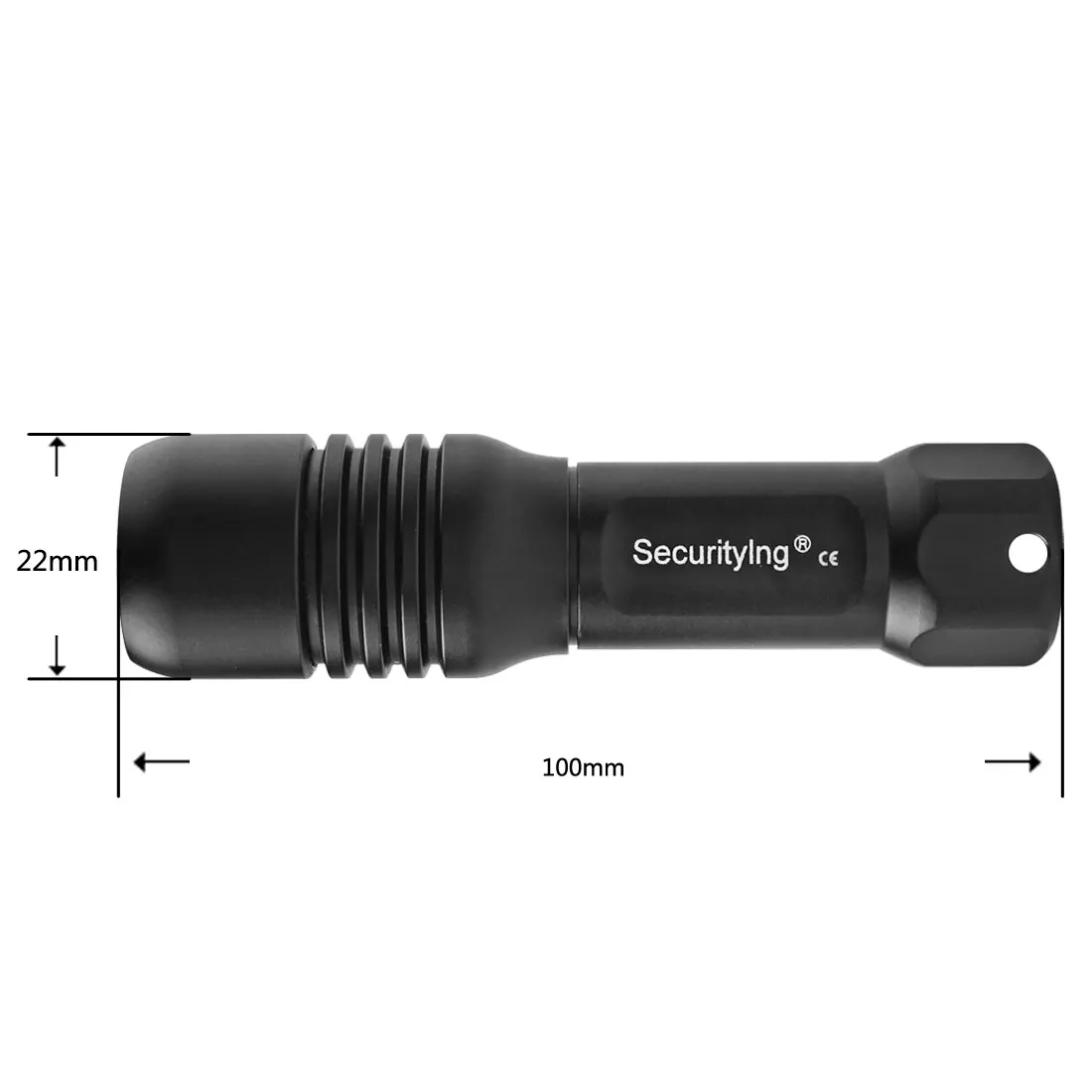 Фонарик для дайвинга SecurityIng 570Lm 150 м XM-L2(U4) светодиодный подводный фонарик с