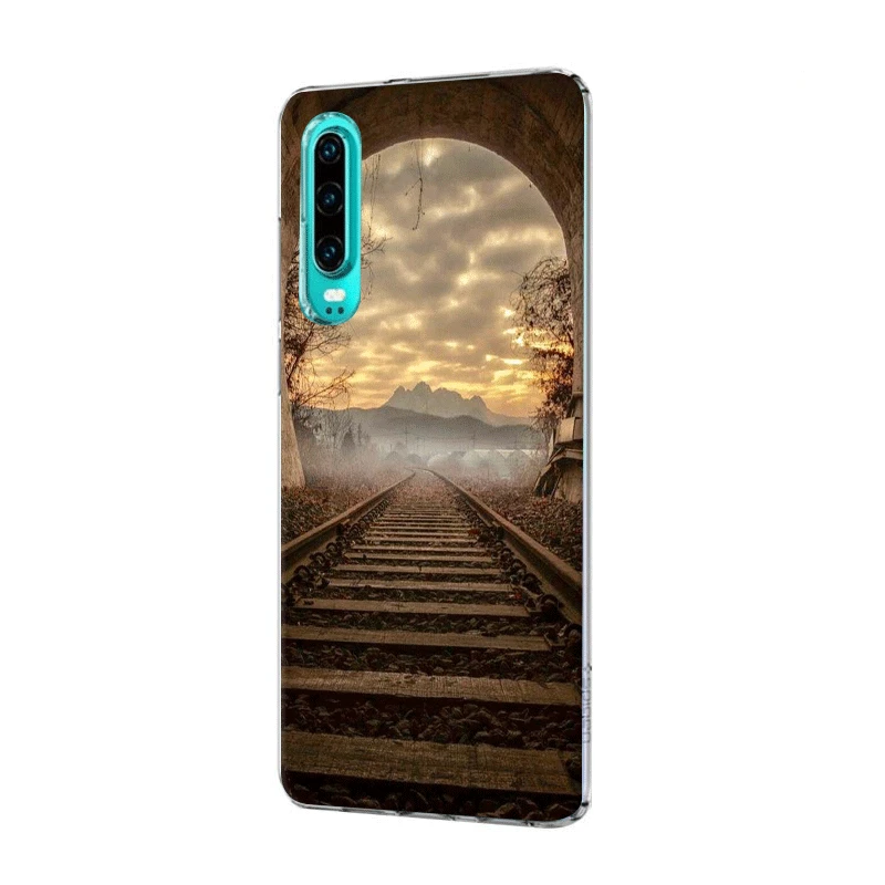 H10 Чехол для мобильного телефона huawei P30 P20 P10 P9 P8 P Sart Z Lite Pro, Жесткий Чехол для поезда - Цвет: H10