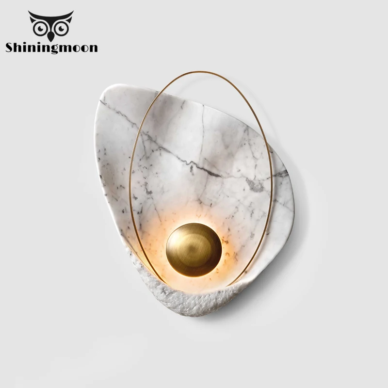 Скандинавский твердый медный настенный светильник для гостиной художественный