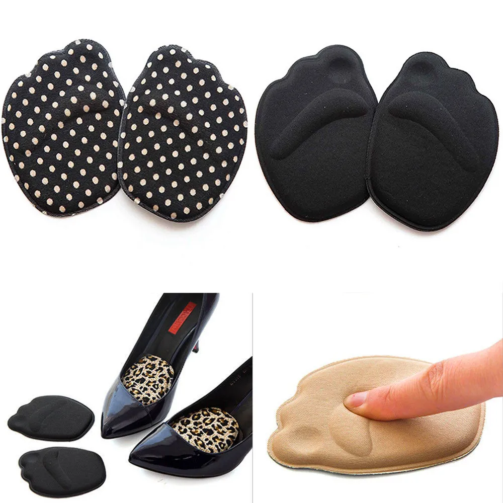 1 пара стелька для переднего отдела стопы колодки обуви на высоком каблуке Мягкая