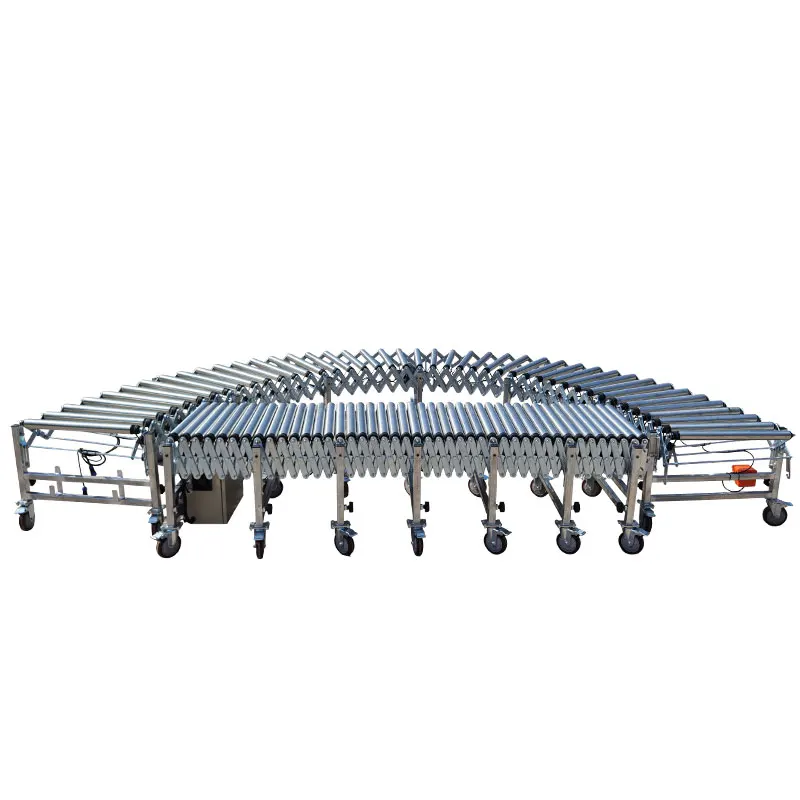 Стальной конвейер LIANGZO загрузка конвейера выдвижной расширяемый мобильный
