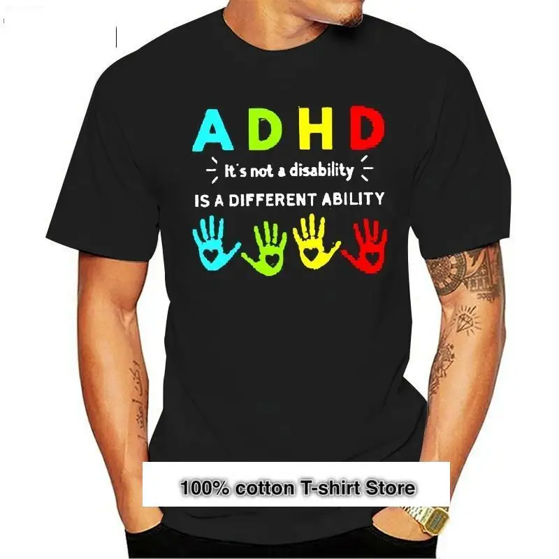 

Camiseta для мужчин и женщин, камуфляжная одежда с TDAH, Топ