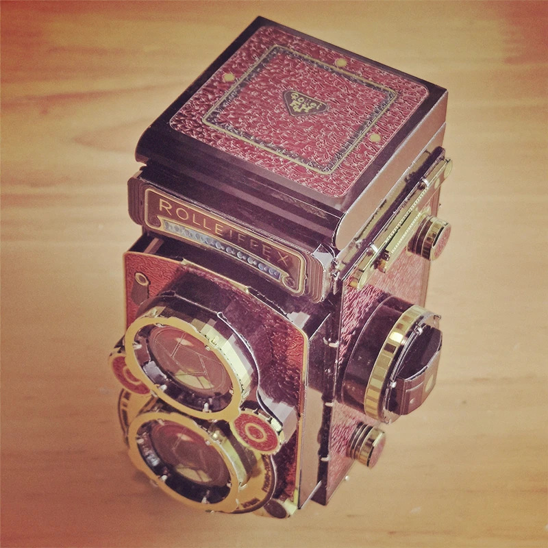 

Metalhead MODEL 3D Metal model kit Assembly Colorful Camera DIY Laser Cut Model puzzle toys for adult